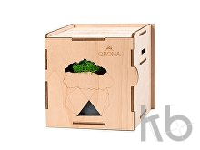 Кашпо бетонное со мхом «Бета»