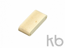 USB 2.0- флешка на 64 Гб прямоугольной формы с раскладным корпусом