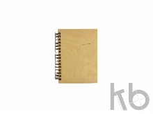 Блокнот А6 из Березы на пружине