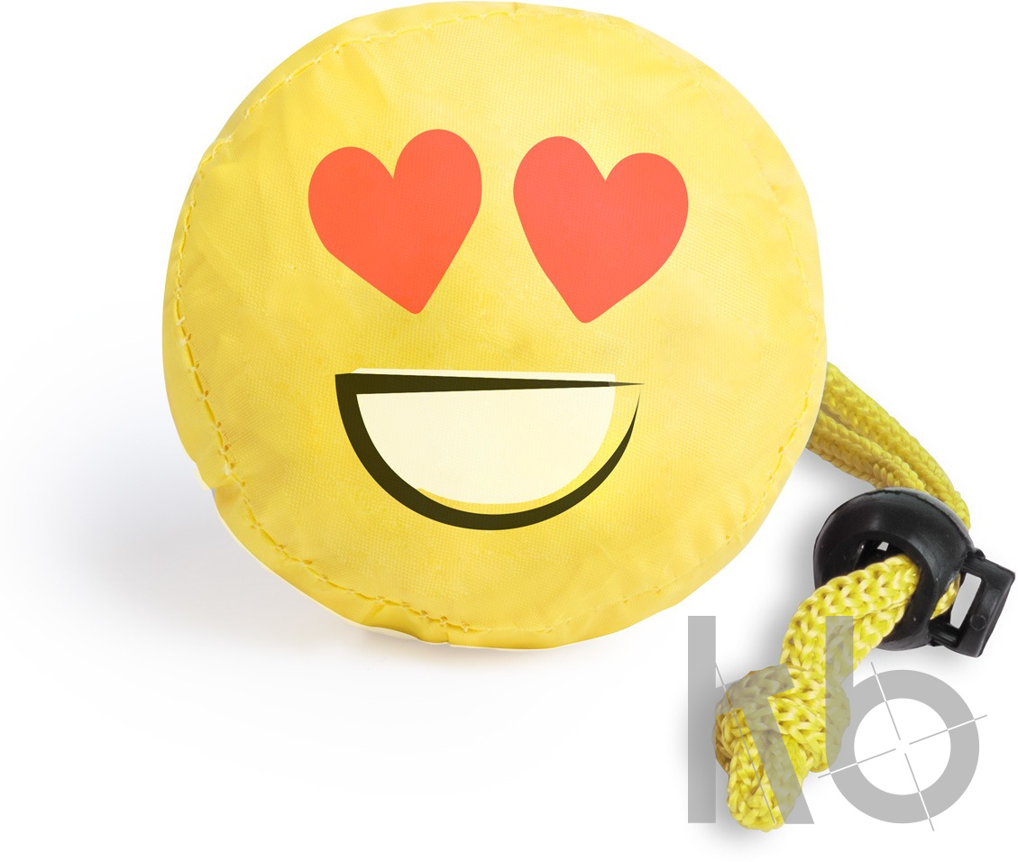 Складная сумка для покупок в форме смайлика