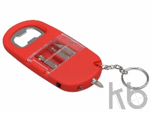 Брелок-открывалка с отвертками и фонариком «Uni» софт-тач