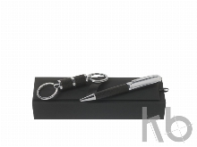 Подарочный набор: ручка шариковая, брелок