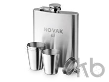 Набор: фляжка, стопки, воронка