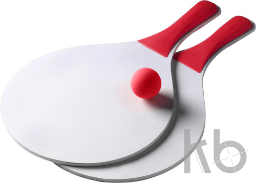 Wooden beach bat and ball set