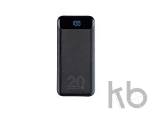 Внешний аккумулятор с дисплеем, 20000 mAh