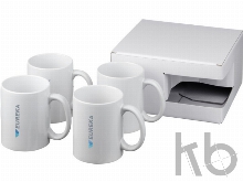 Набор из 4 керамических кружек