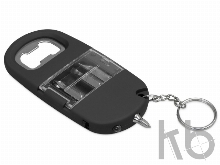 Брелок-открывалка с отвертками и фонариком «Uni» софт-тач