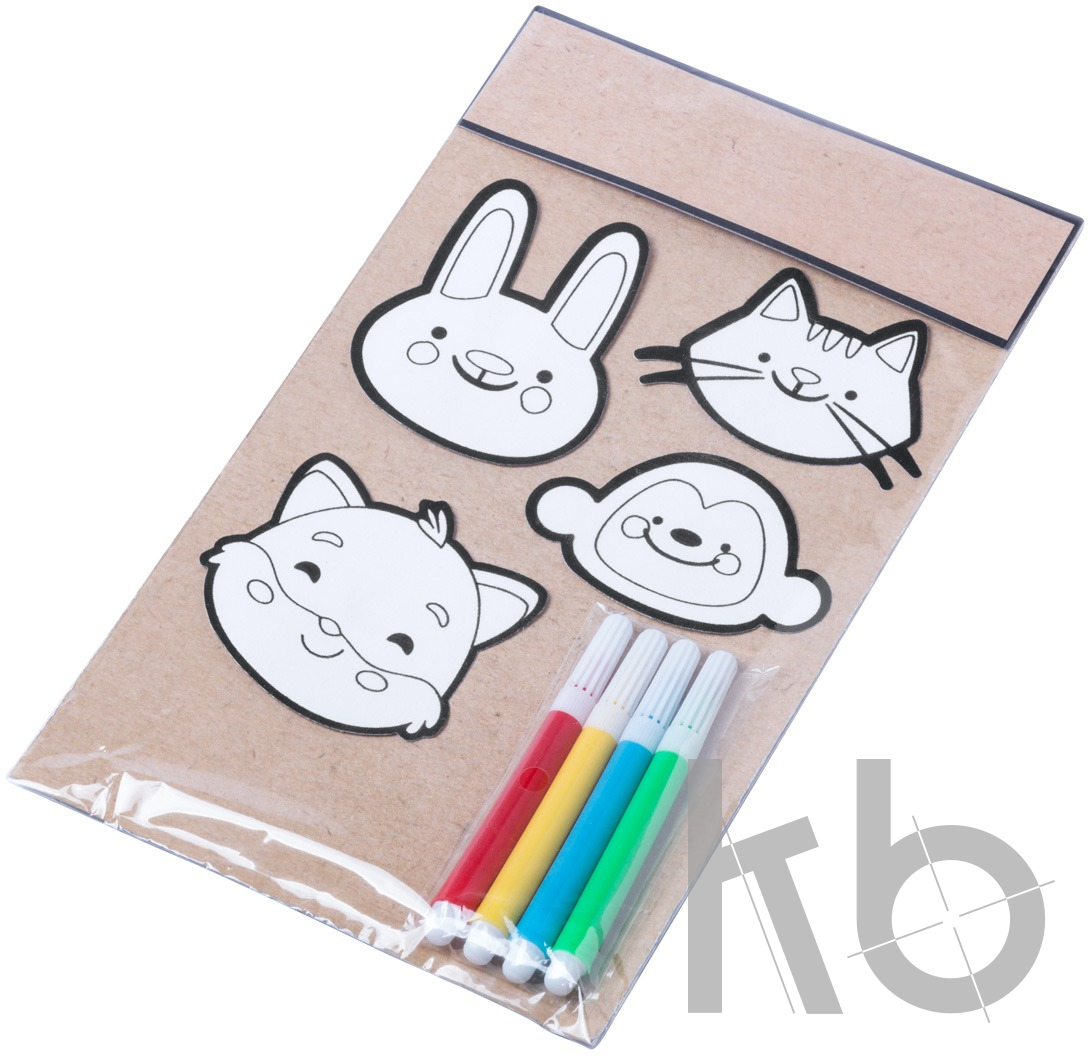 colouring sticker set