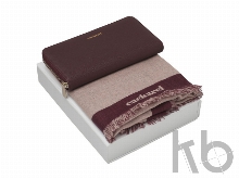 Подарочный набор: дамский кошелек, шарф