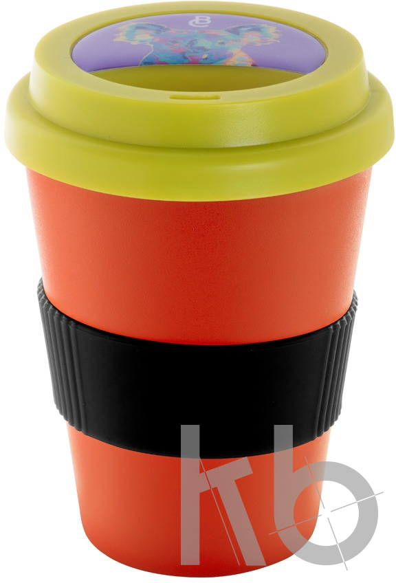 customisable thermo mug, lid