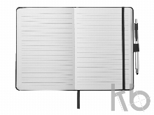 Блокнот A5 «Crown» с шариковой ручкой-стилусом