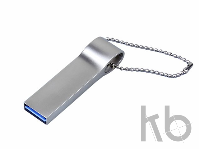 USB 2.0-флешка на 32 Гб с мини чипом и боковым отверстием для цепочки