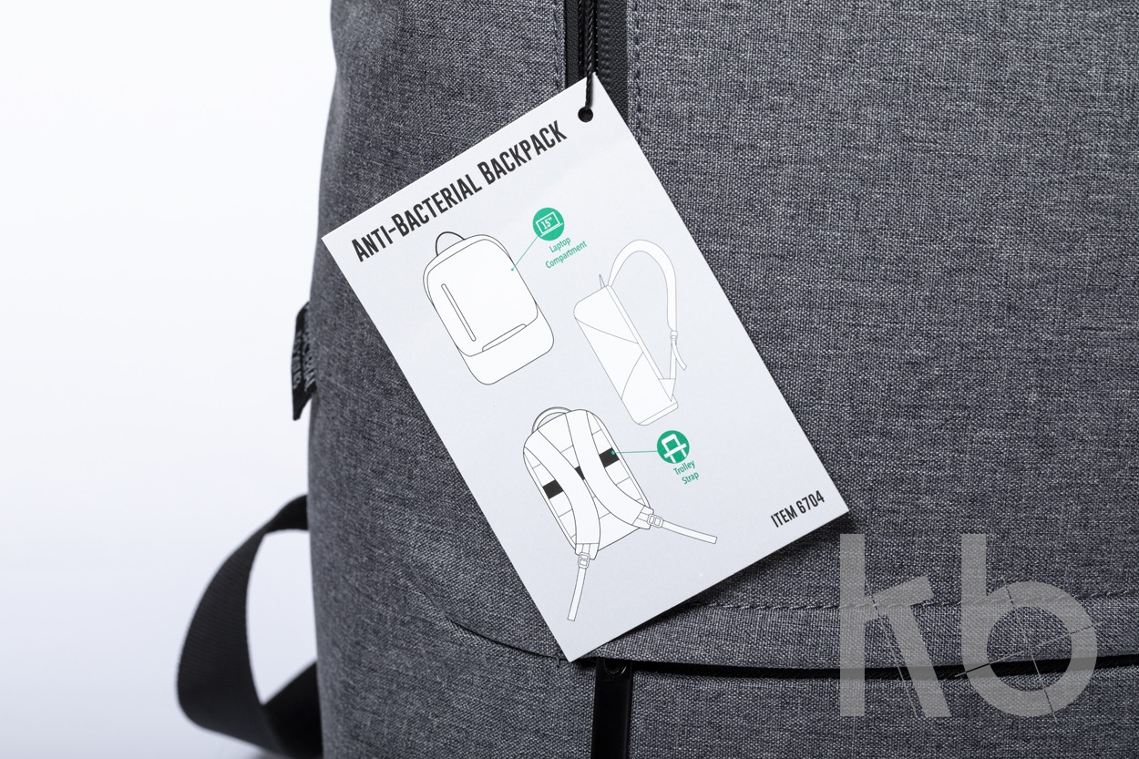 anti-bacterial backpack