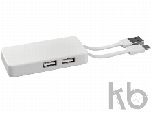 USB Hub «Grid» с двойными кабелями