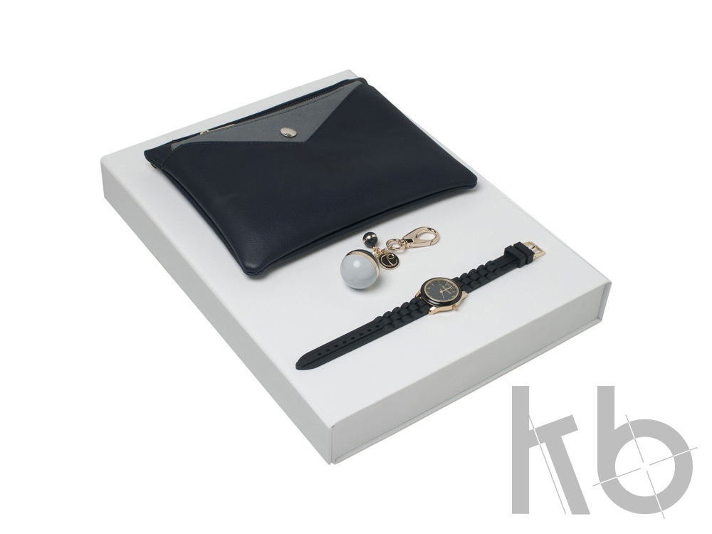Подарочный набор Bird: брелок, часы наручные, сумочка