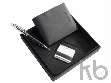 Подарочный набор: портмоне, зажим для денег, ручка шариковая