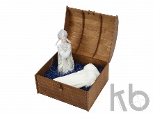 Подарочный набор «Новогоднее настроение»: кукла-снегурочка, варежки