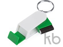 Брелок-подставка для мобильного с очистителем для экрана