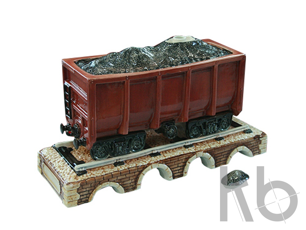 Штоф «Вагон на мосту с углем»