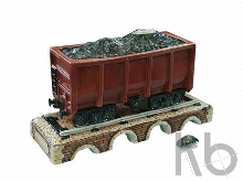 Штоф «Вагон на мосту с углем»