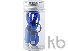 Зарядный кабель с разъемами micro USB, USB-C и Lightning