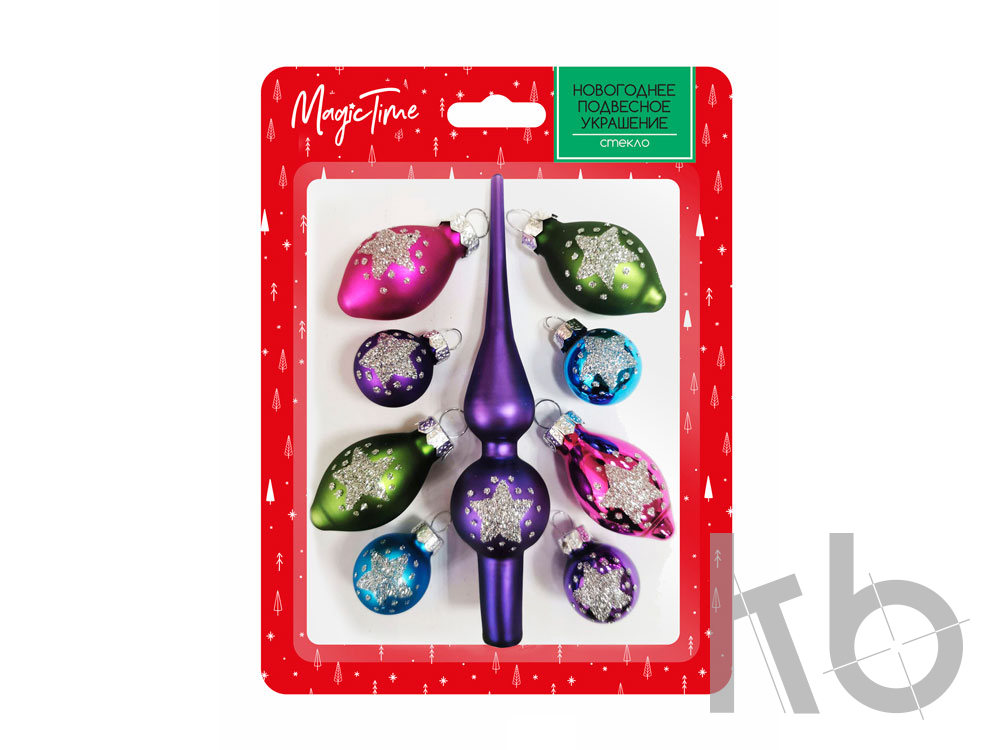 Набор новогодних украшений «Яркий набор»