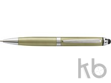Plastic ballpen with metal tip