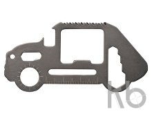 Карточка-мультиинструмент в форме авто