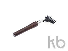 Бритвенный набор: станок MACH3, помазок, подставка