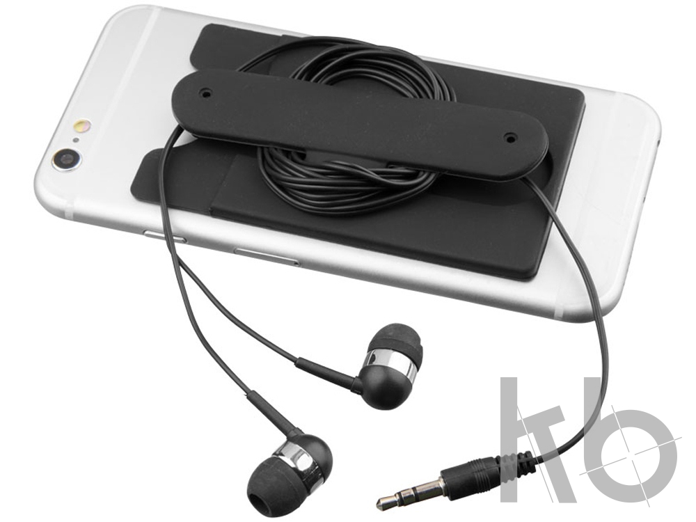 Набор: наушники, бумажник для телефона