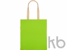 Сумка для шопинга «Twin» двухцветная из хлопка, 180 г/м2