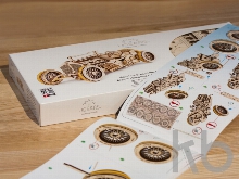 3D-ПАЗЛ UGEARS «Спорткар U-9 Гран-при»