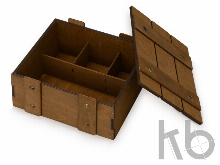 Подарочная деревянная коробка «Quadro»