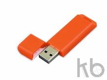 USB 2.0- флешка на 64 Гб с оригинальным двухцветным корпусом