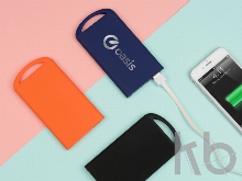 Портативное зарядное устройство «Shine» с зеркальной гравировкой, 4000 mAh