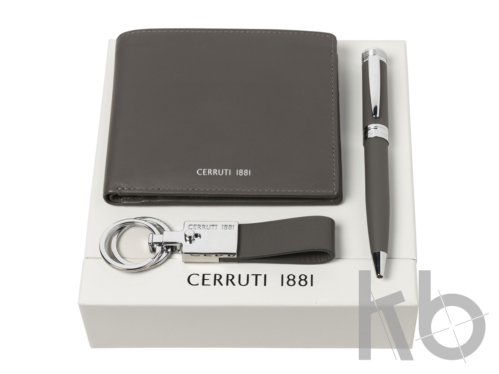 Подарочный набор: портмоне, ручка шариковая, брелок