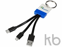 Кабель для зарядки «Dazzle» 3-в-2