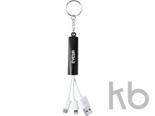 Кабель-брелок micro USB, USB-C и Lightning