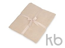 Плед флисовый «Natty» из переработанного пластика с новогодней биркой