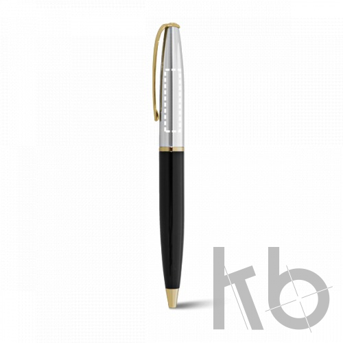 LOUVRE. Шариковая ручка из металла с элементами из золота
