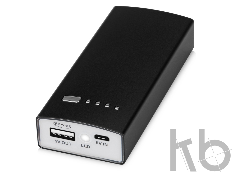 Портативное зарядное устройство «Блэк», 5000 mAh