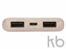 Портативное зарядное устройство «Wheatty» из пшеничной соломы, 5000 mAh