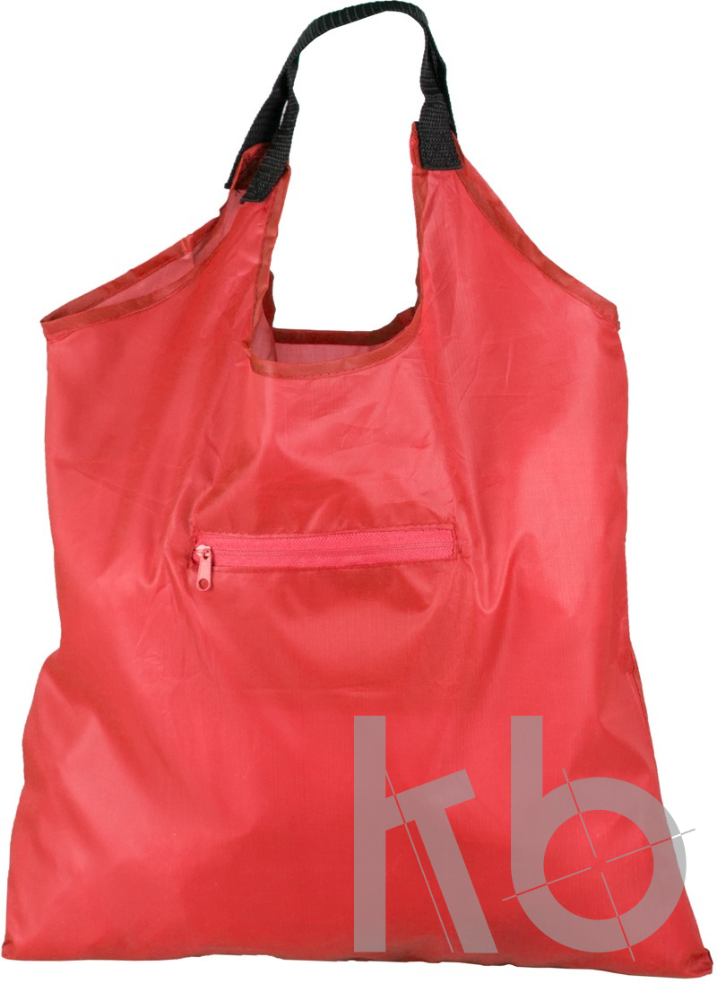 Складная сумка для покупок с карманом на молнии