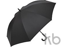 Зонт-трость «Carbon» с куполом из переработанного пластика