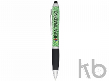 Ручка-стилус пластиковая шариковая «Nash» крапчатая