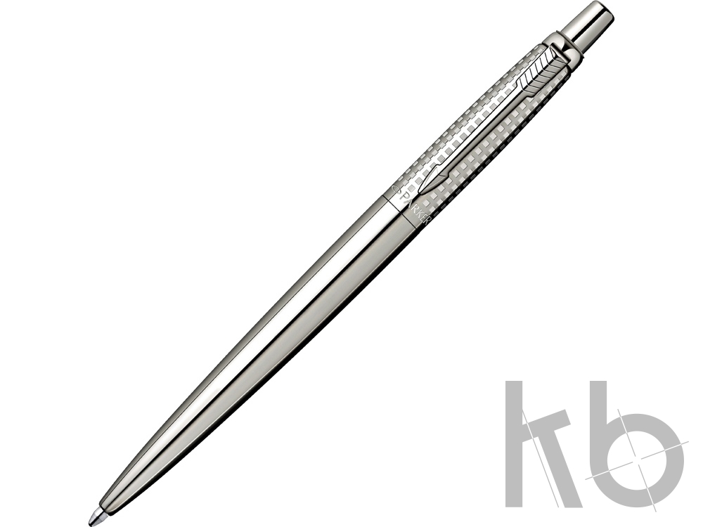Ручка Паркер шариковая «Jotter Premium Shiny Stainless Steel Chiselled»