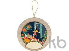 Новогодняя подвеска с подсветкой «Шар» с индивидуальным дизайном