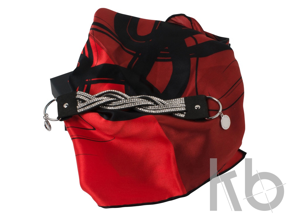 Набор: шелковый платок, браслет