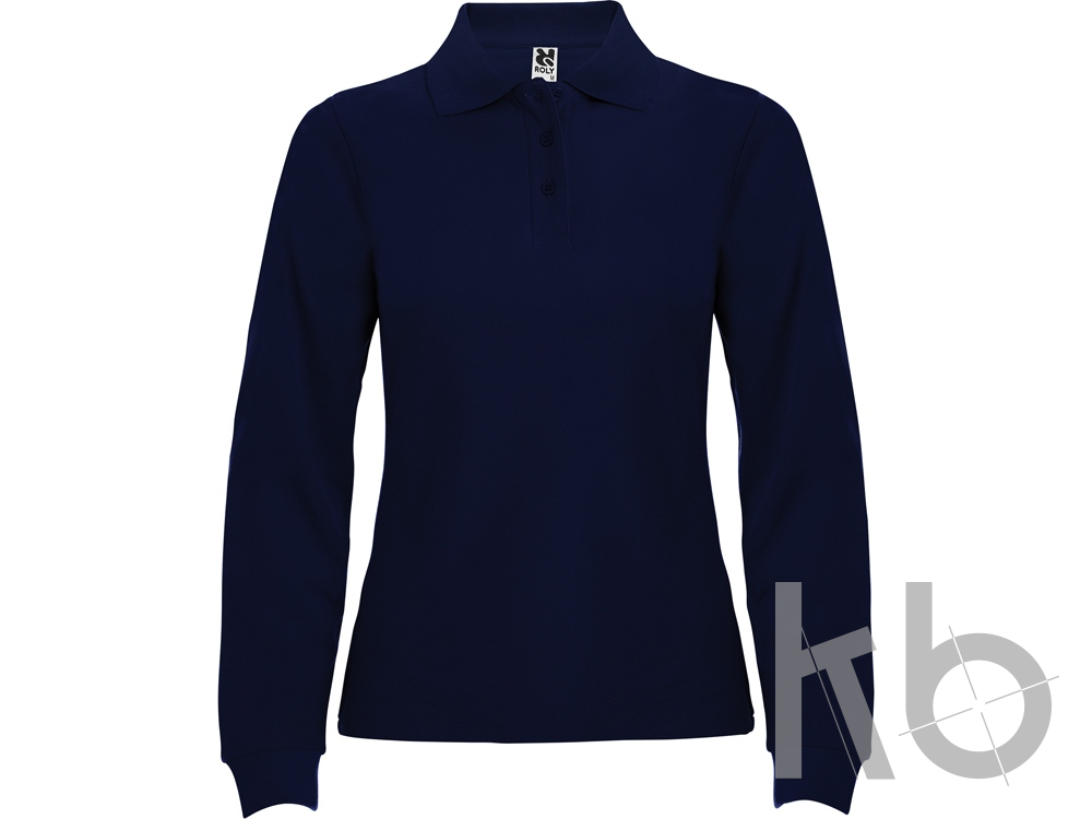Рубашка поло «Estrella» женская с длинным рукавом