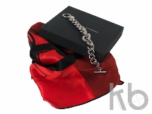 Набор: шелковый платок, браслет